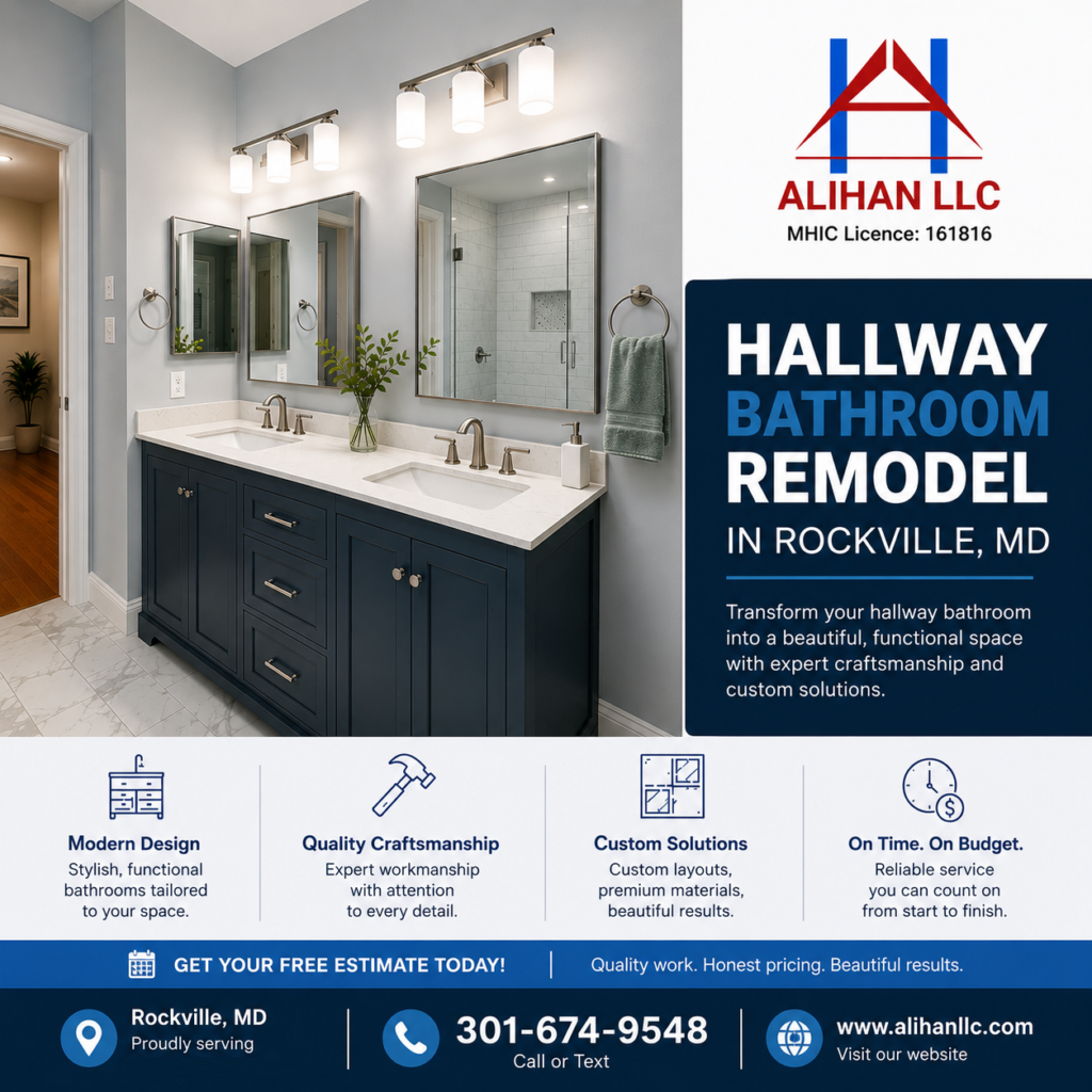 What Makes a Hallway Bathroom Remodel in Your Rockville Home Worth the Investment?
